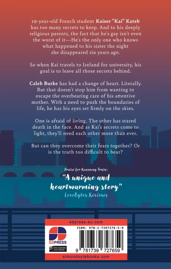 Runaway Skies (back cover)