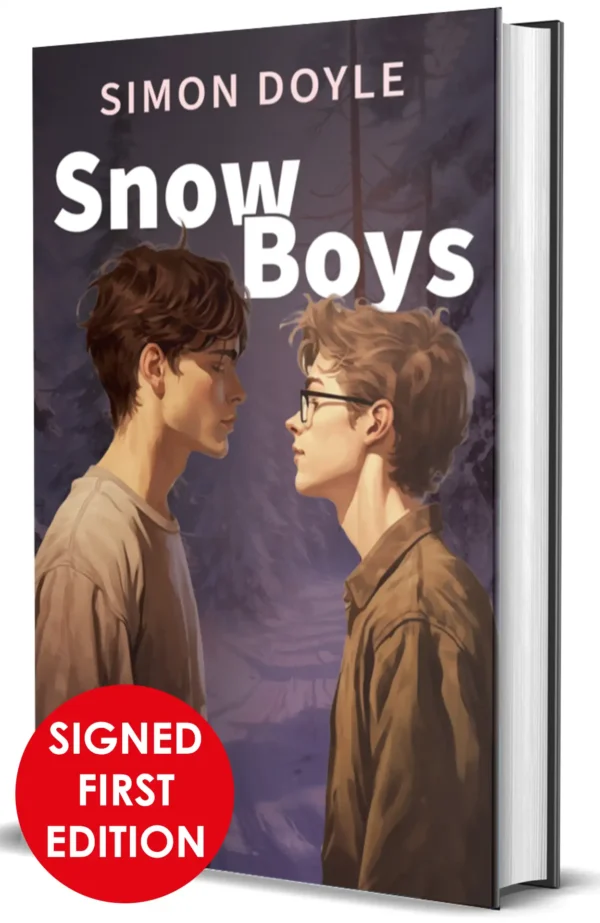 A signed first edition copy of Snow Boys