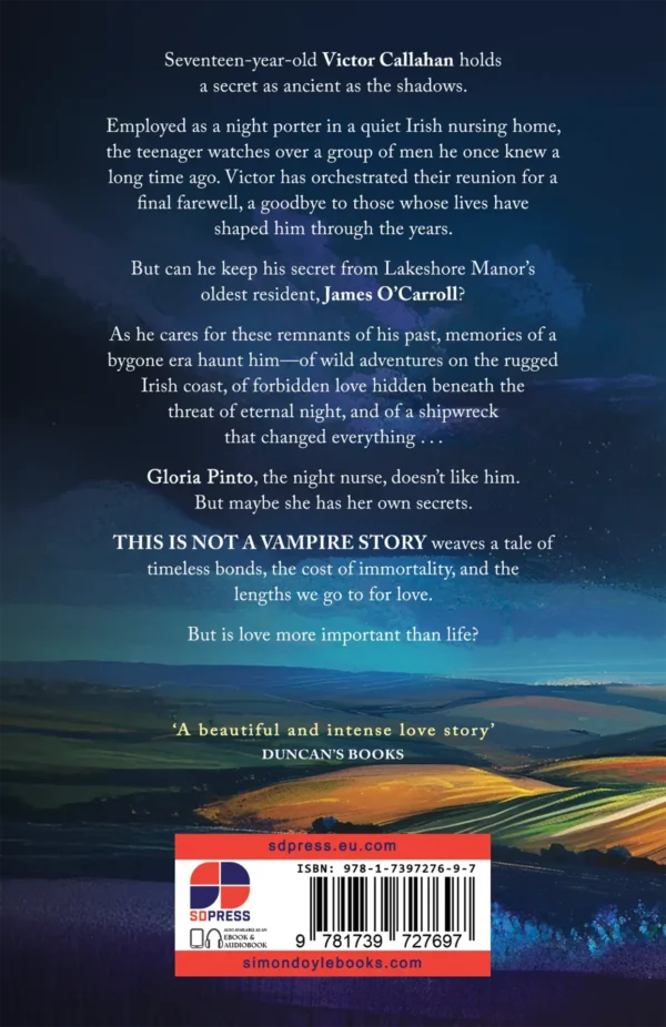 This is Not a Vampire Story (back cover)